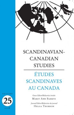 Scandinavian-Canadian Studies Vol 25