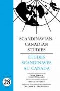 Scandinavian-Canadian Studies Vol 28