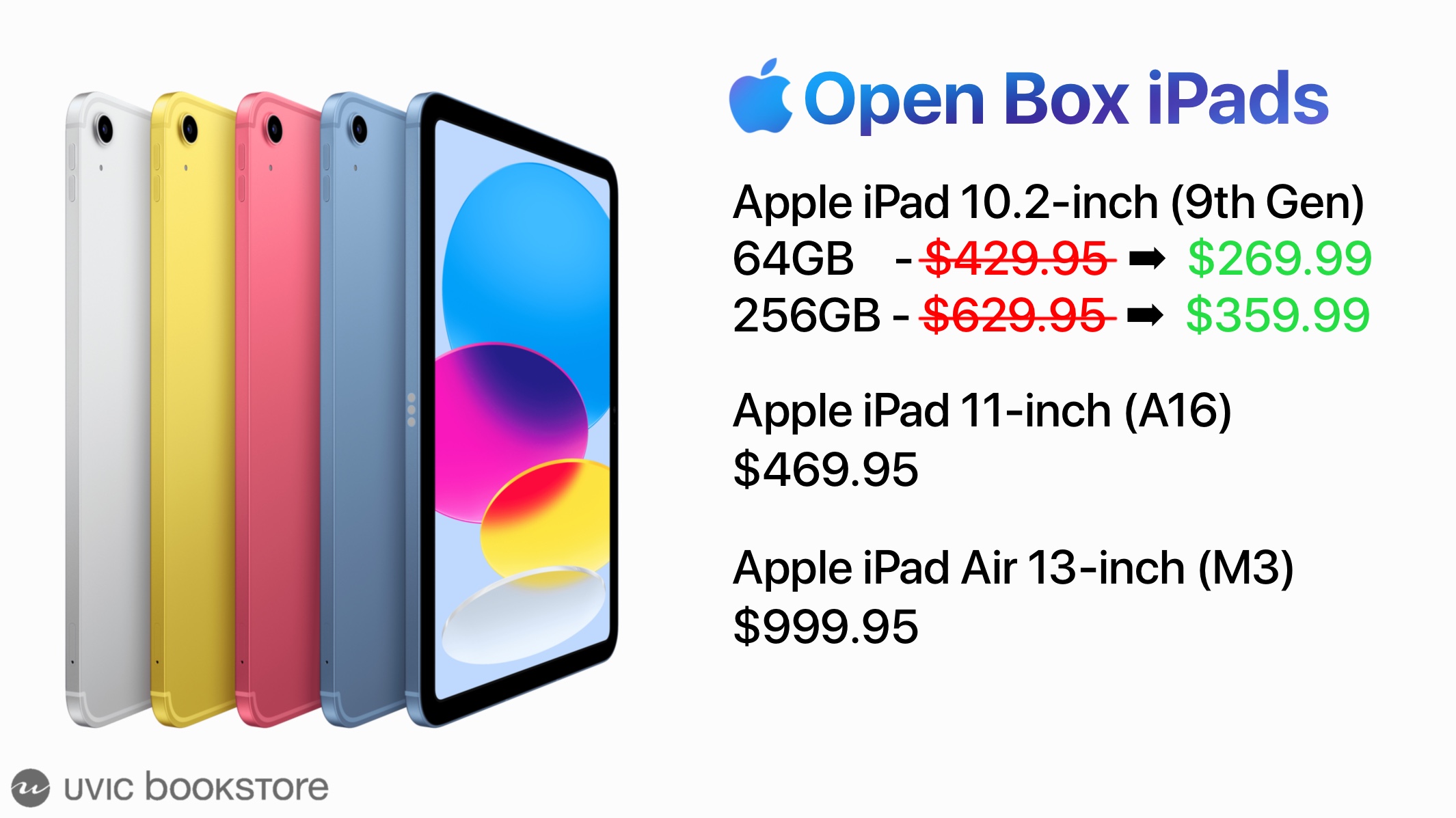 Open Box iPads