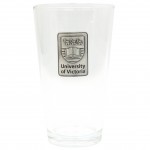 "UNIVERSITY OF VICTORIA" Pewter Crest Mixing Glass
