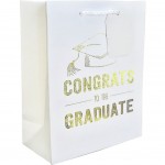 Jillson & Roberts - Grad Gift Bag - White