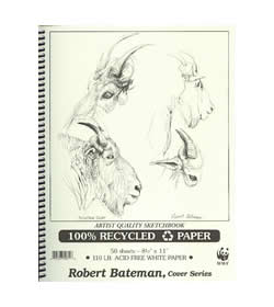 Robert Bateman 8.5"x11" Sketchbook