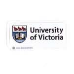 Sticker - "University of Victoria" Horizontal Crest