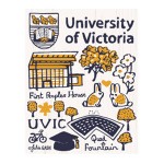 Julia Gash: University of Victoria Wooden Magnets