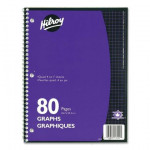 Hilroy Graph Coil Notebook 4:1 Imperial 80pg