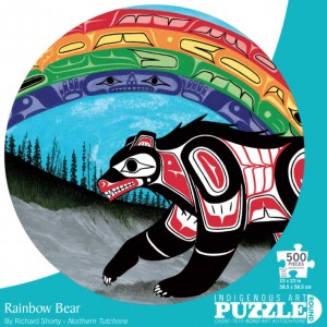 500 Piece Indigenous Art Puzzles (Round)