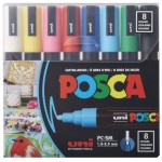 POSCA Paint Marker Set | 8 Medium Bullet Tip Set (PC-5M)