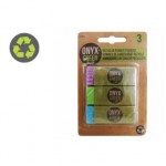 Onyx + Green: Recycled Rubber Erasers (3 pk)