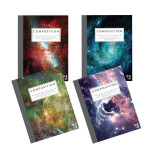 Onyx + Green: Composition Notebooks