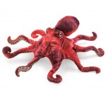 Red Octopus Hand Puppet