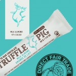 Truffle Pig: 47% Cacao Crunchy Salted Almond Milk Chocolate Bar