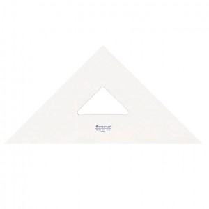 Triangle Set Square 10" 45/90