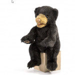 Black Bear Cub Hand Puppet