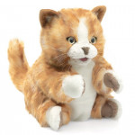 Orange Tabby Kitten Hand Puppet