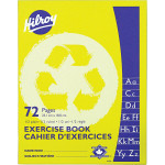 Hilroy Exercise Book 1/2 ruled 1/2 plain 72pg