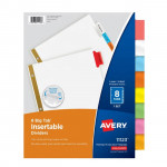 Avery Big Tab Insertable File Dividers - 8 Tab