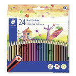 Staedtler Pencil Crayons 24 Pack (Upcycled Wood)