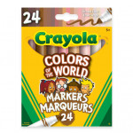 Crayola Colours Of The World 24 Broad Line Markers