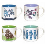 Native Northwest: Ceramic Espresso Mugs (set of two)