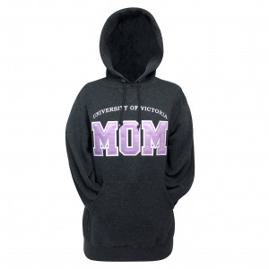 University of Victoria Mom Charcoal Hoodie