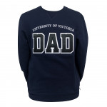 University of Victoria Dad Navy Crewneck