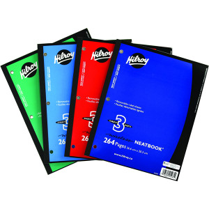Hilroy Neatbook 3 Subject Notebook