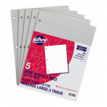 Hilroy Figuring Pad - White Wide Ruled 3 Hole