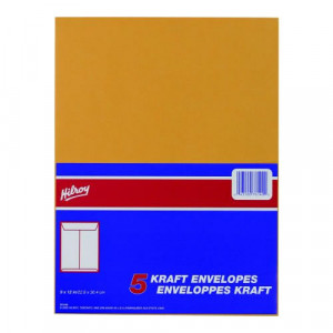 Hilroy Kraft Envelope 9 X 12