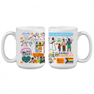 Julia Gash: Family Equality 15oz Mug