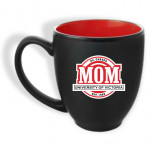 MOM University of Victoria Black Matte Ceramic Mug