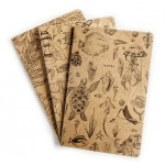 Denik Science Notes Kraft - 3 Pack