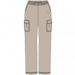 Women's Cargo Sweatpant- Beige