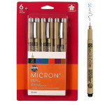 Micron 6pk colour .25mm