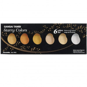 Kuretake Gansai Tambi Starry Colors 6 Set