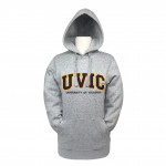 Women's UVIC Russell Cotton Premium 2.0 Fleece Hoodie (Grey)