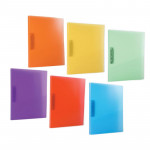 Frosted Colour Clamp Poly Binder