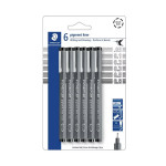 Staedter Pigment Liner (Assorted size 6 pk)