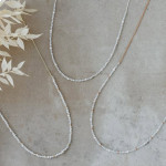 Glee- Beth Moonstone/Pearl Necklace