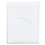 Hilroy Figuring Pad Wide Ruled - White