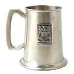 "UNIVERSITY OF VICTORIA" Pewter Style Tankard