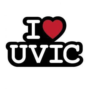 I Heart Uvic Sticker