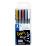 Staedtler Metallic Brush Pens - 5pk