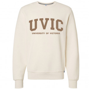 UVIC Vintage Crew (Russell) - Vintage White - UVIC Bookstore