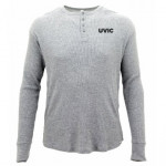UVIC Men's Thermal Henley- Grey