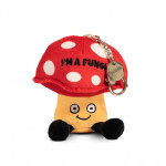 Punchkins Charm: "I'm a Fungi" Mushroom Plush Bag Charm