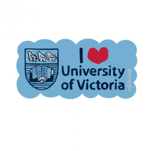Julia Gash: I (Heart) UVIC Bumper Sticker