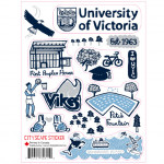 Julia Gash: UVIC Sticker Sheet