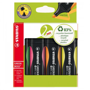 Stabilo Green Boss (4pk)