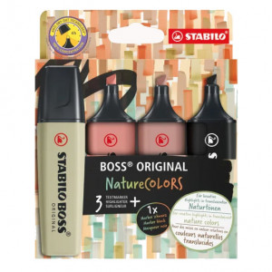 Stabilo Boss Original Nature COLOURS (4pk)