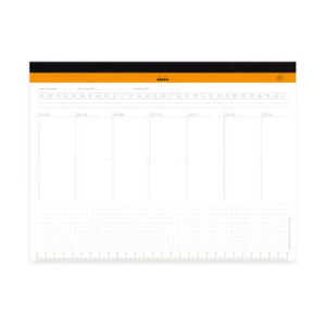 Rhodia Clothbound Weekly Planner Desk Pad
